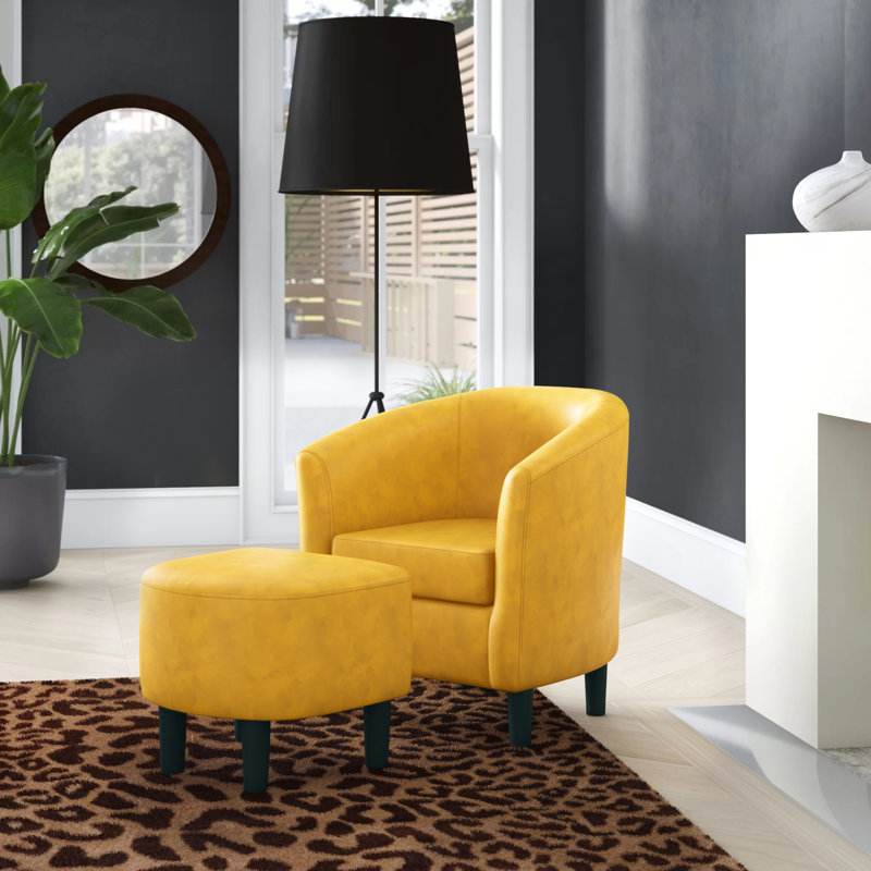 Wade Logan® Aldayshein Upholstered Barrel Chair & Reviews - Wayfair Canada